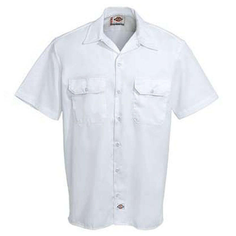Dickies - Regular Mens Work Shirt White.