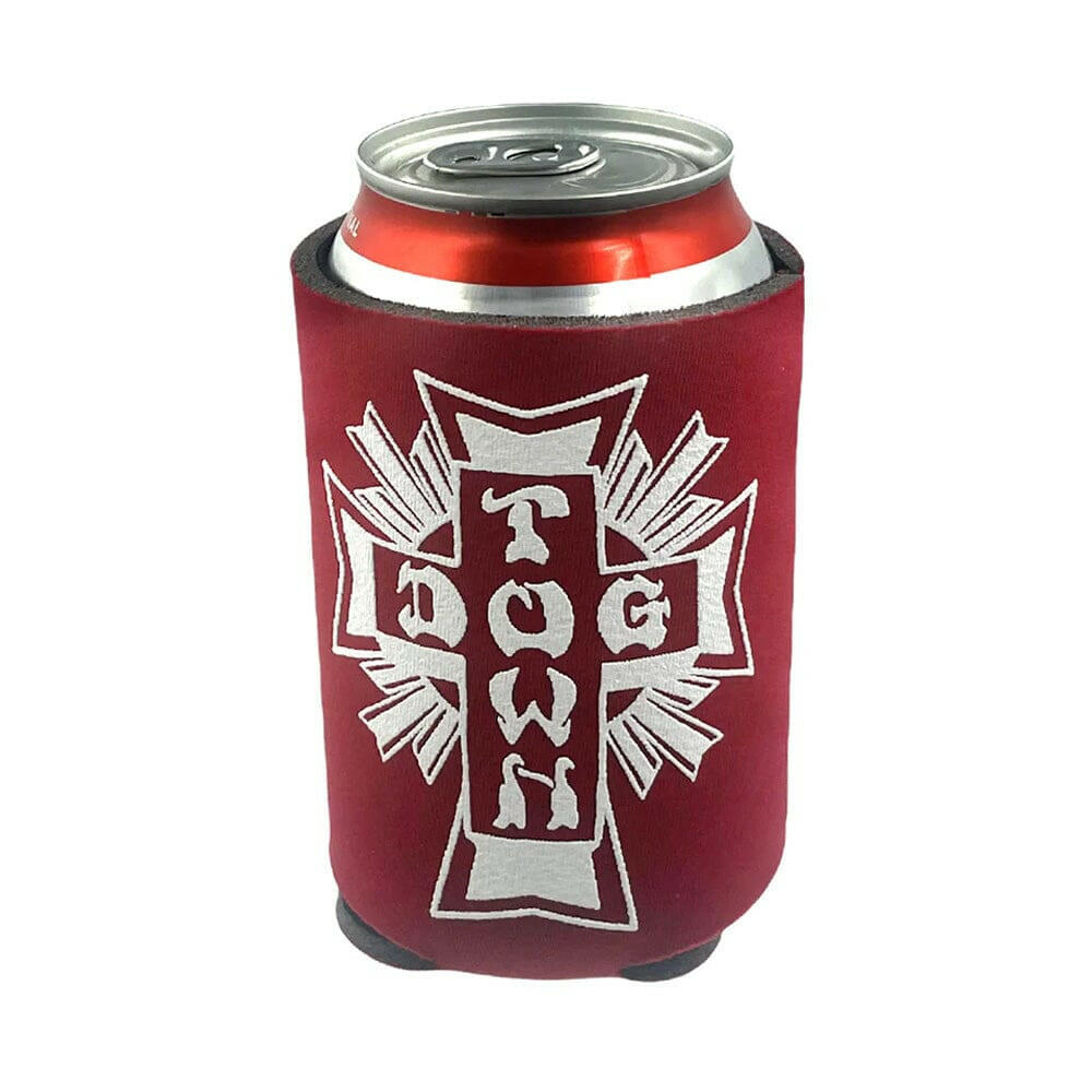 Dogtown - Cross Logo Stubbie Holder Red.