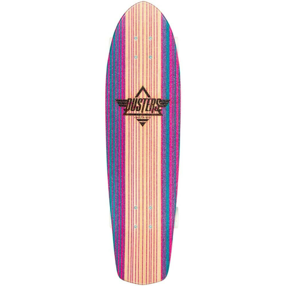 Dusters - Flashback Checker Tie Dye Cruiser 8.5 Complete Skateboard.