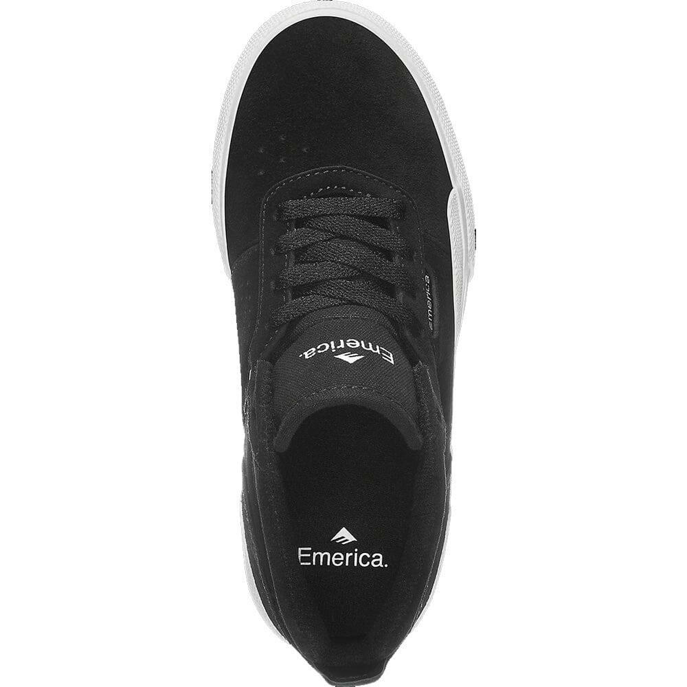 Emerica - Pillar Youth Shoes Black/White/Gold.