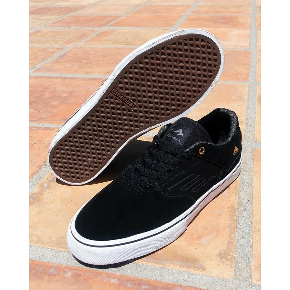 Emerica - Low Vulc Shoes Black/Gold/White.