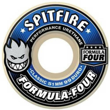 Spitfire - Formula 4 Classic 51MM 99A Skateboard Wheels.
