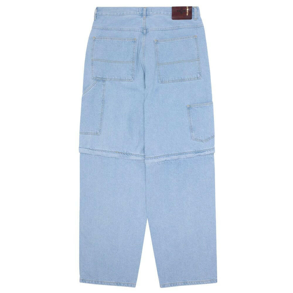 Fucking Awesome - Baggy Zip Off Carpenter Pants Light Blue.