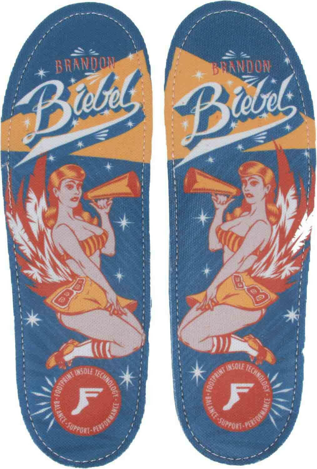 Footprint - King Foam Orthotic Biebel Angels Insoles.