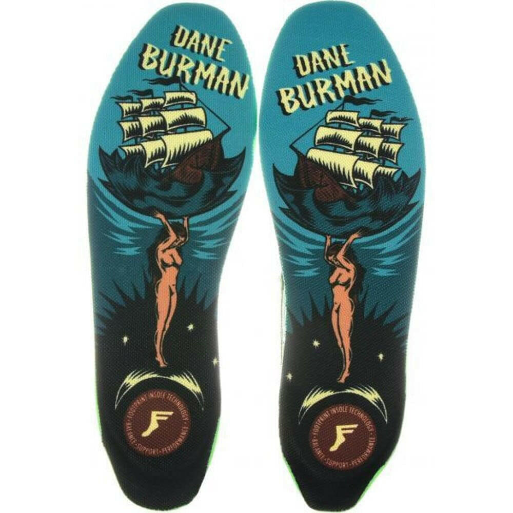 Footprint - Kingfoam Elite High Moldable Insoles Burman Atlas.