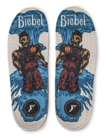 Footprint - Kingfoam Orthotic Biebel Robot Insoles.