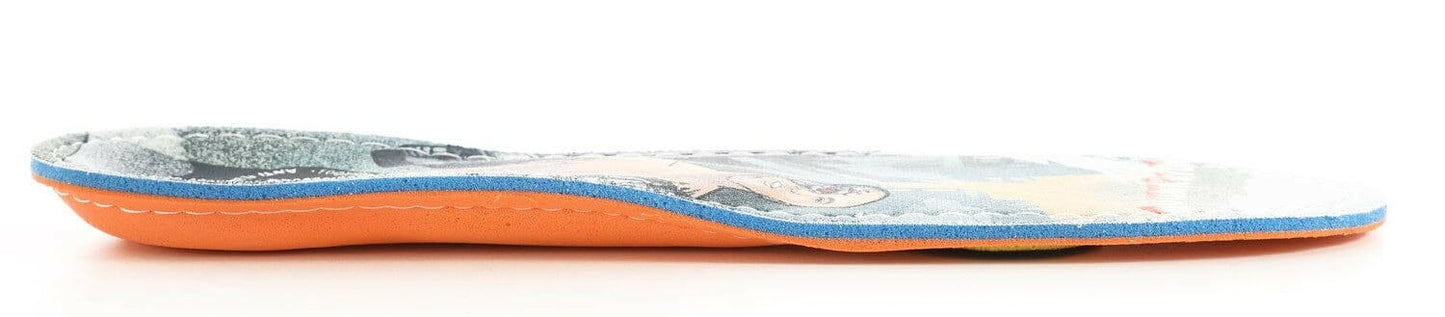 Footprint - Kingfoam Hi Profile Brandon Biebel King of Hollywood Insoles.
