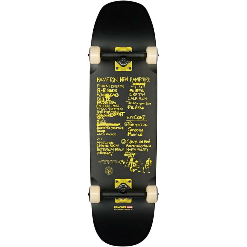 Globe - Hammer Ramones/Hey Ho 8.625 Complete Skateboard.