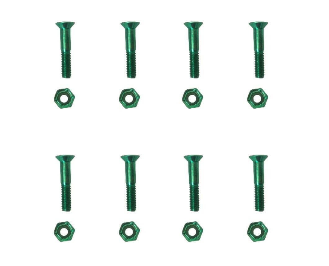 Sunday - 1" Anodized Allen Bolts Green.