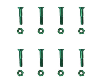 Sunday - 1" Anodized Allen Bolts Green.