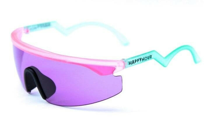 Happy Hour - Accelerators Sunglasses Pink/Turquoise.