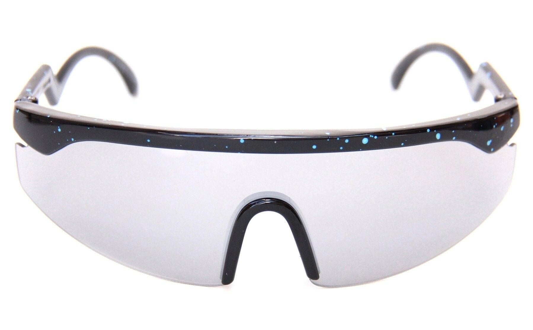 Happy Hour - Accelerators Sunglasses Black/Blue Splatter.