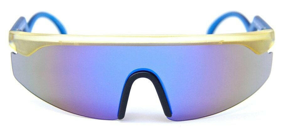 Happy Hour - Accelerators Frosted Sunglasses Yellow/Blue.