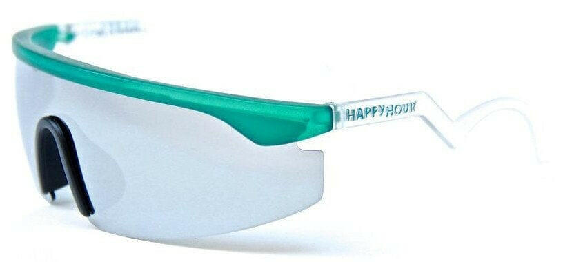 Happy Hour - Accelerators Frosted Sunglasses Teal/Clear.