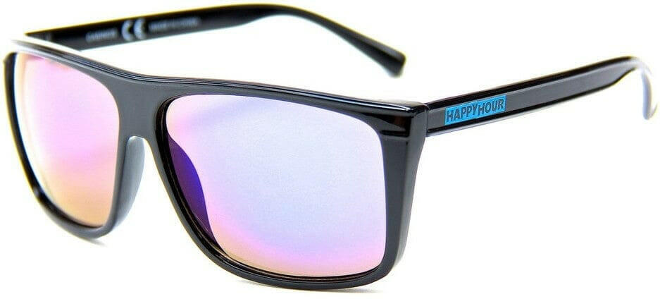 Happy Hour - Braydon Casino Sunglasses Black/Blue.
