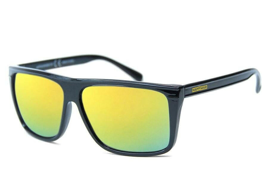 Happy Hour - Braydon Casino Sunglasses Black/Gold.