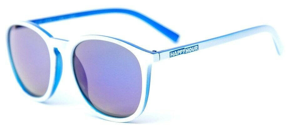 Happy Hour - Dickson Flap Jacks Sunglasses Blue/White.