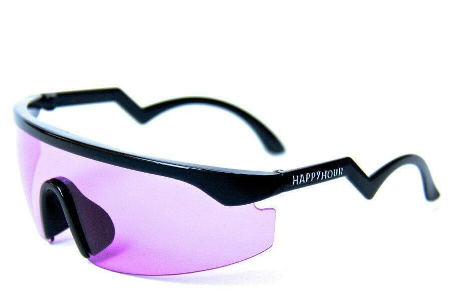 Happy Hour - Kirby Accelerators Sunglasses Black/Purple.