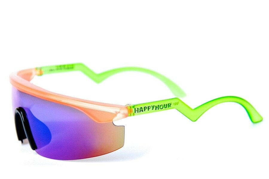 Happy Hour - Accelerators Sunglasses Orange/Green.