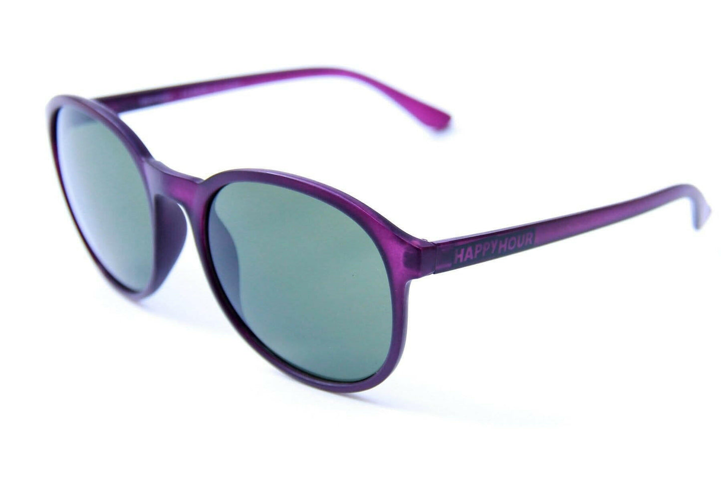 Happy Hour - Manhattan Sunglasses Matte Purple.
