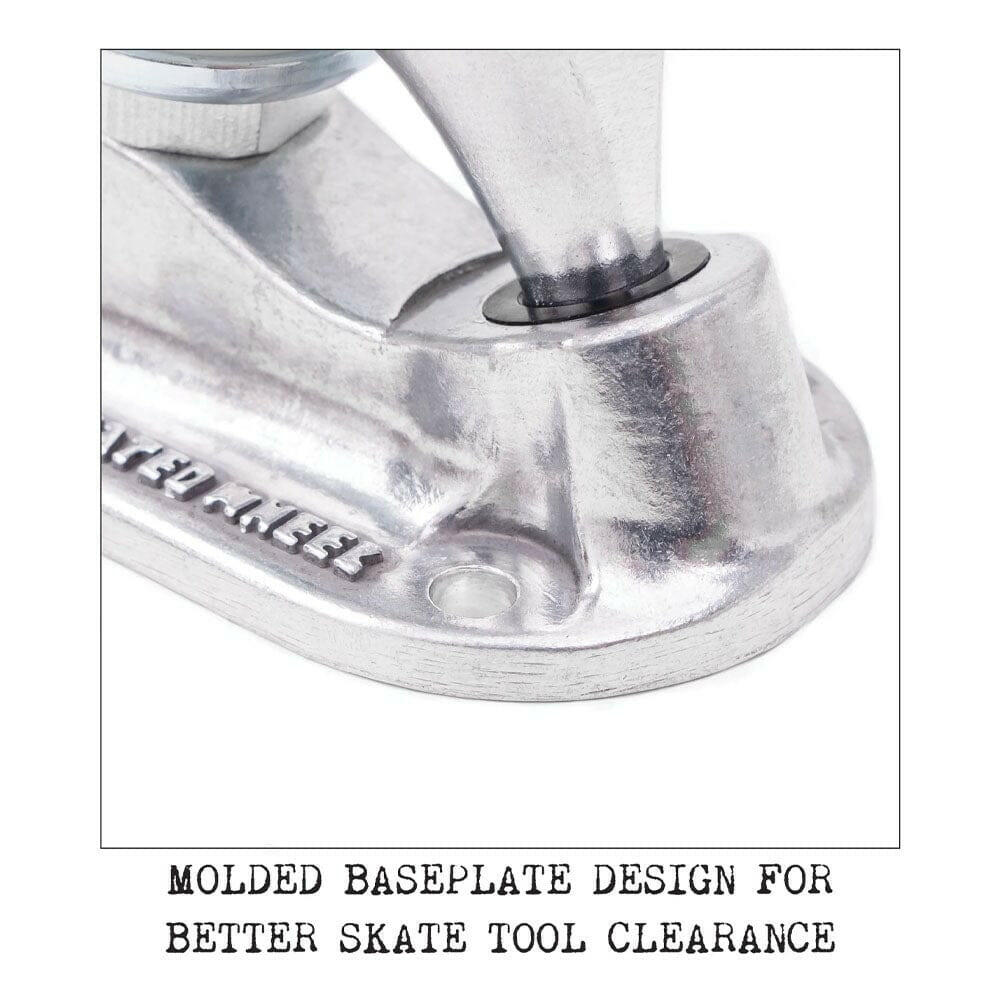 The Heated Wheel - Polarizer Skateboard Trucks.