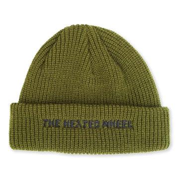The Heated Wheel - Sire Script Beanie Army Green.