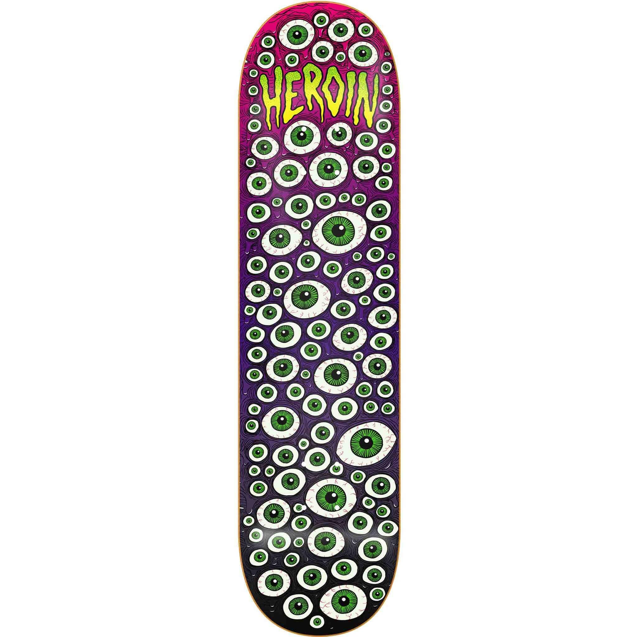 スケートボード Heroin Toxic Fade Eyes Deck 8.5'' Heroin Toxic Fade Eyes 8.5 Skateboard Deck - Order Now