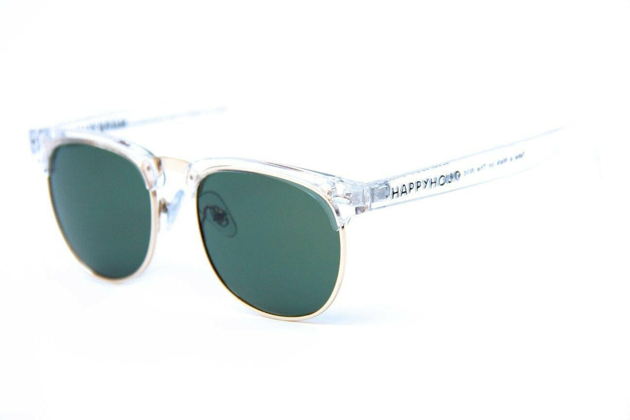 Happy Hour - G2 Sunglasses Clear/Gold/G15 Lens.