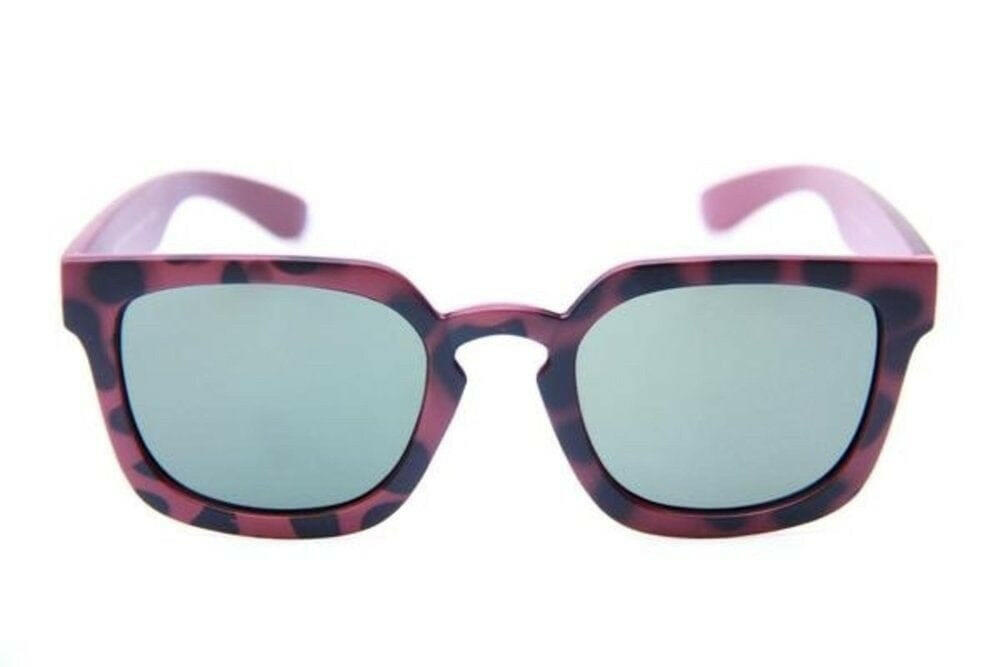 Happy Hour - Wolf Pup Sunglasses Frosted Burgundy/G15 Lens.