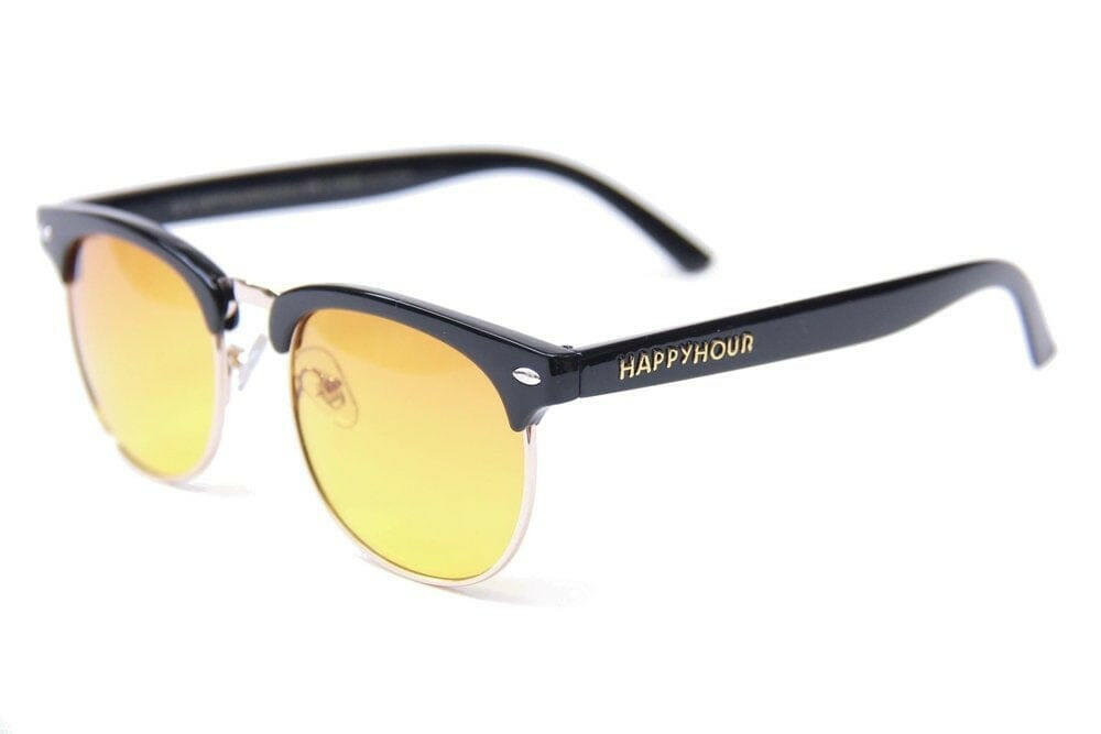 Happy Hour - G2 Sunglasses Black Gloss/Orange Fade Lens.