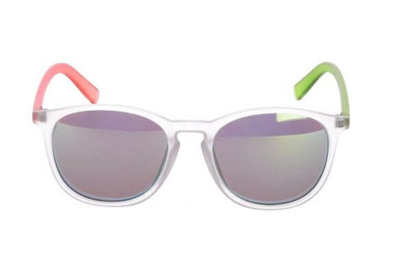 Happy Hour - Flap Jacks Sunglasses Clear/Orange/Green.