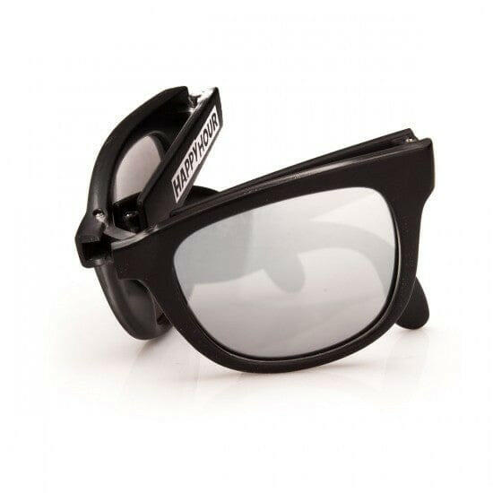 Happy Hour - Gerwer Poolside Foldup Sunglasses Black.