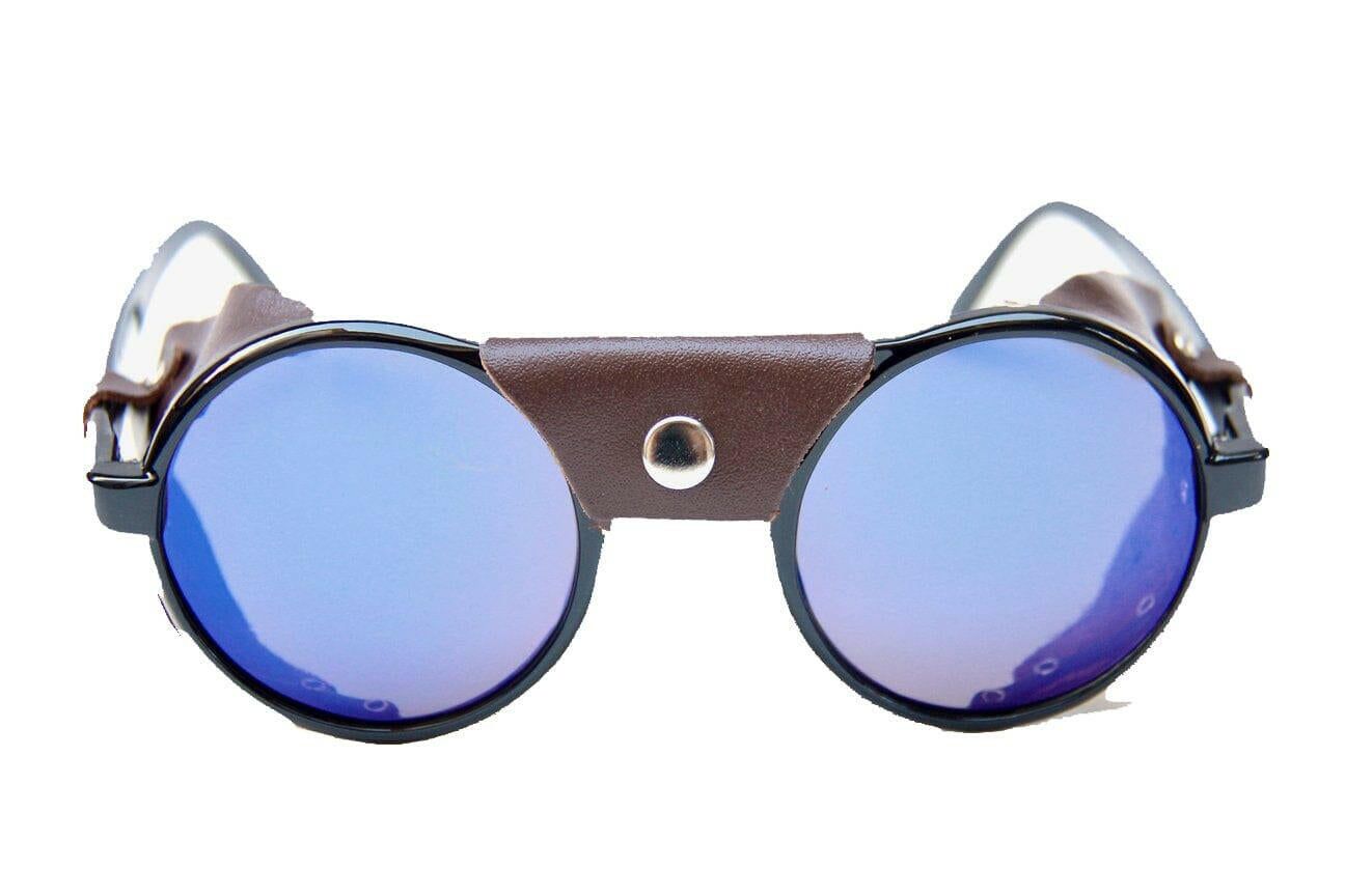 Happy Hour - Dusters Sunglasses Matte Black/Brown Leather.