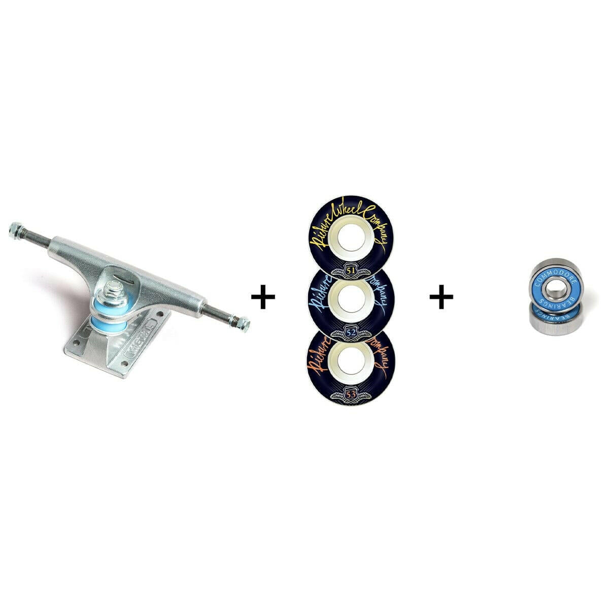 Holiday - Snack Pack Truck, Wheel and Bearing 5.25 Combo.