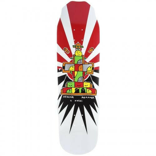 Hosoi - Gonz 1993 White/Red 10.0" Skateboard Deck.