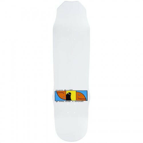 Hosoi - Gonz 1993 White/Red 10.0" Skateboard Deck.