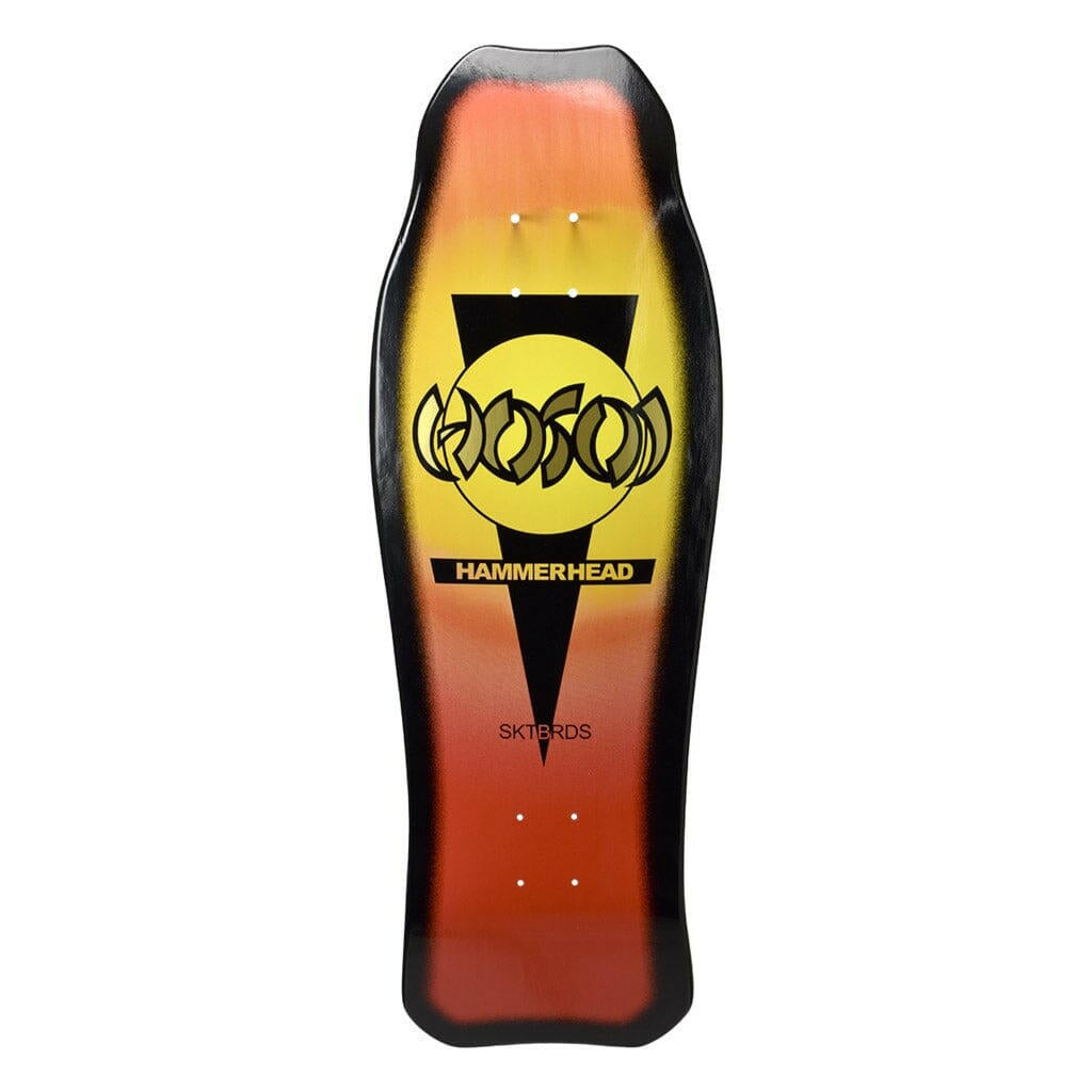 Hosoi - Christian Hosoi Hammerhead Double Kick Sunburst 10.25" Skateboard Deck.
