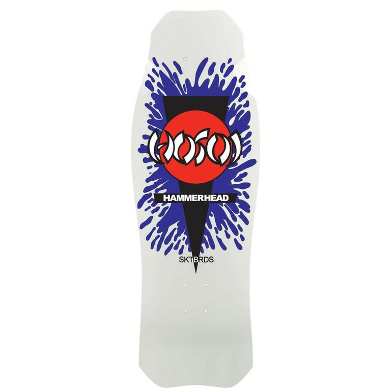 Hosoi - OG Hammerhead Splat White/Purple 10.5" Skateboard Deck.
