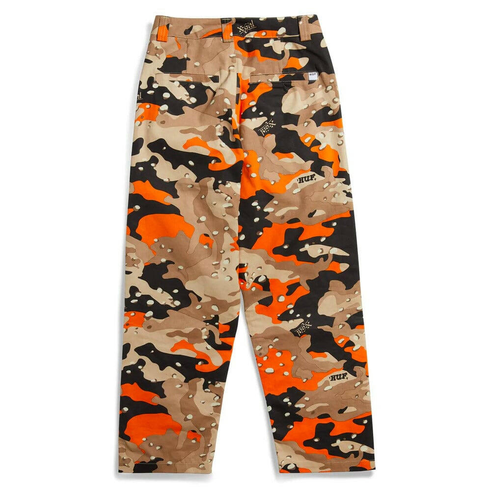 Huf Big Ups Womens Skate Pants Camo