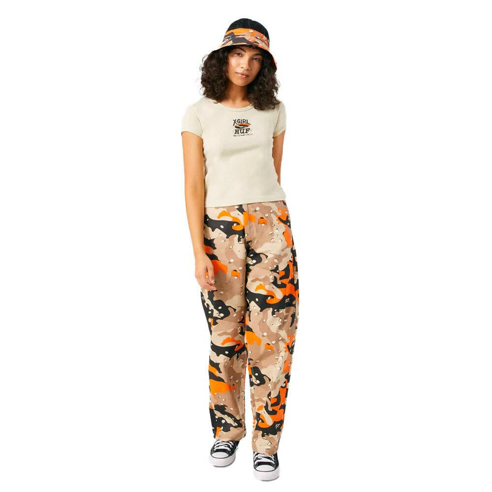 Huf - Big Ups Womens Skate Pants Camo.