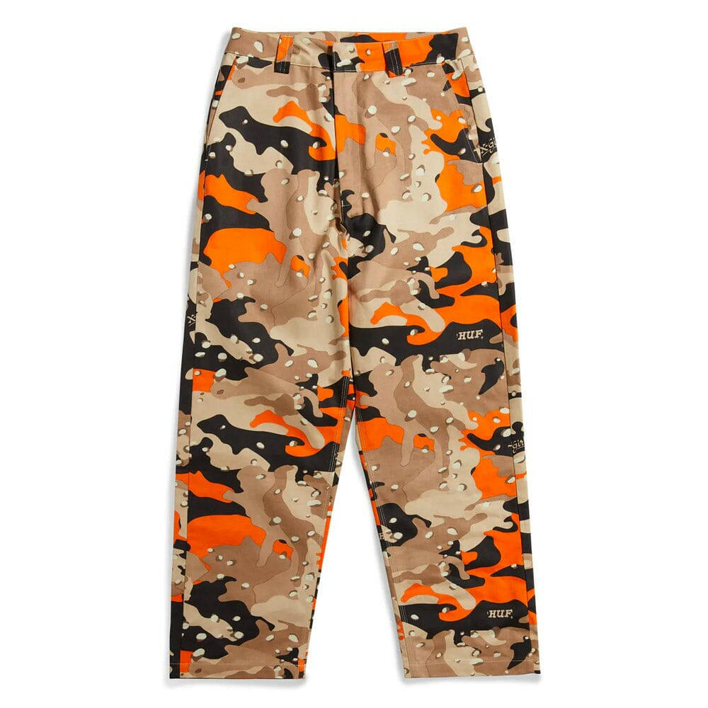 Huf - Big Ups Womens Skate Pants Camo.