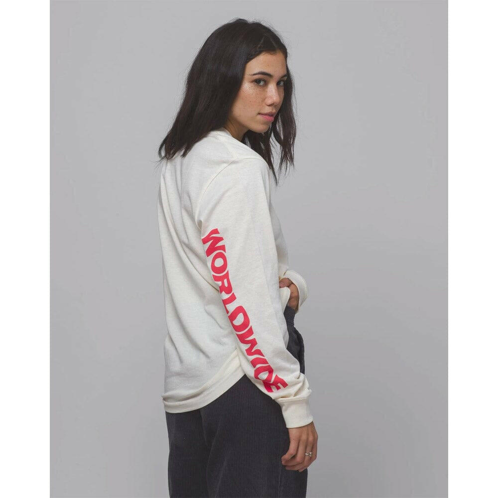Huf - Daisy Age Womens Relax L/S Tee Natural.