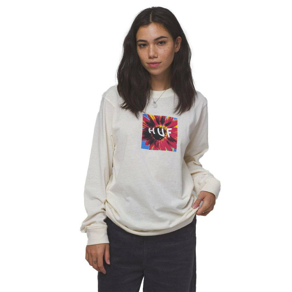 Huf - Daisy Age Womens Relax L/S Tee Natural.