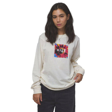 Huf - Daisy Age Womens Relax L/S Tee Natural.