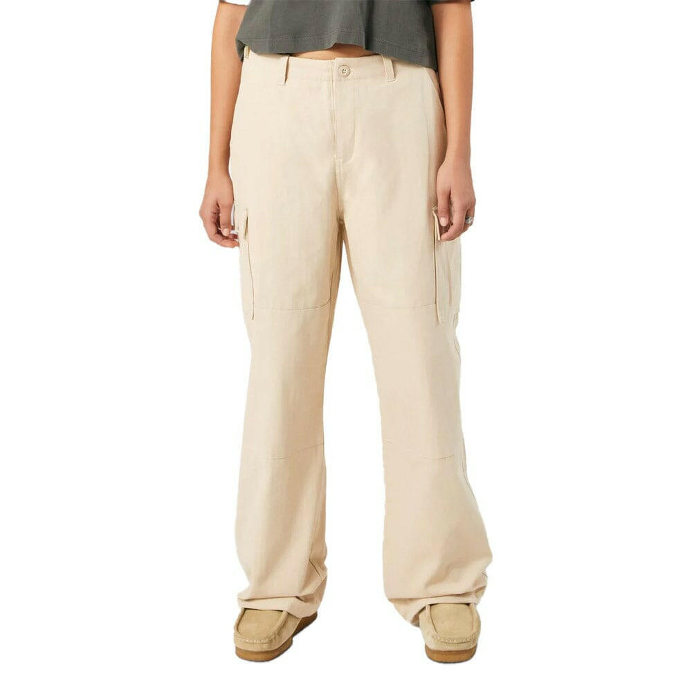 Huf - Double Knee Womens Cargo Pants Stone.