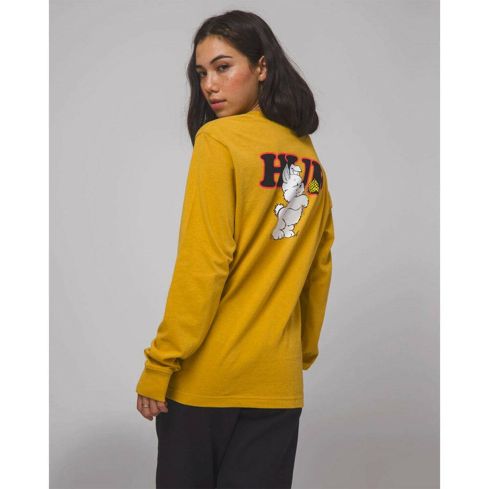 Huf - Giving Womens Relax L/S Tee Gold.