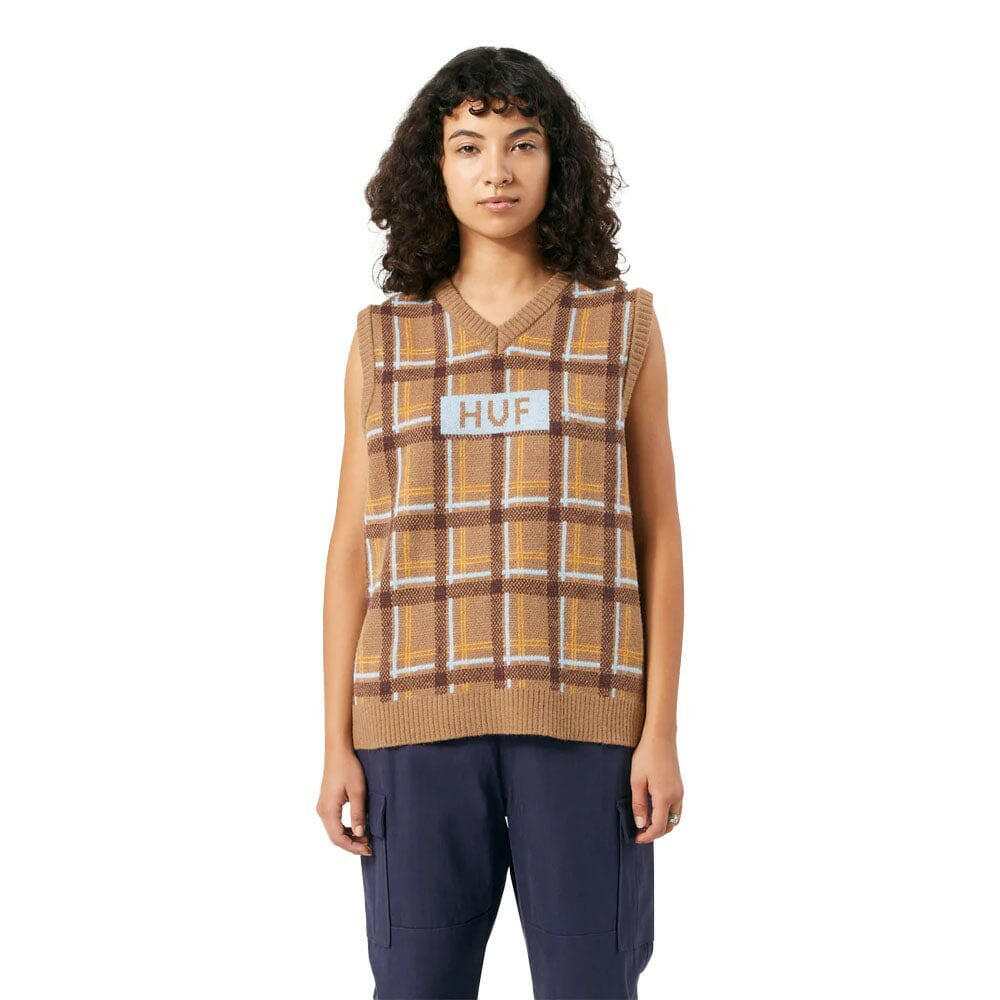 Huf - Logo Womens Sweater Vest.