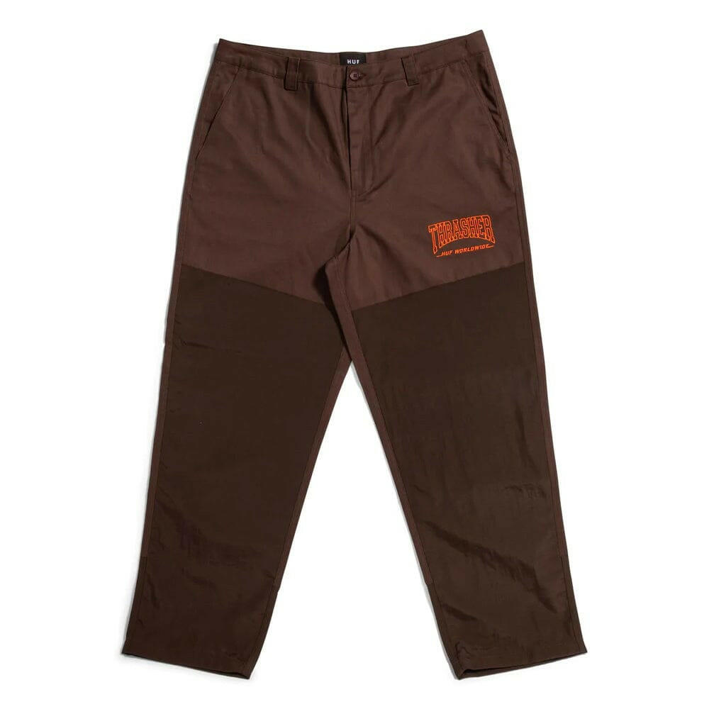 Huf - Thrasher Field Crew Pants Chocolate.