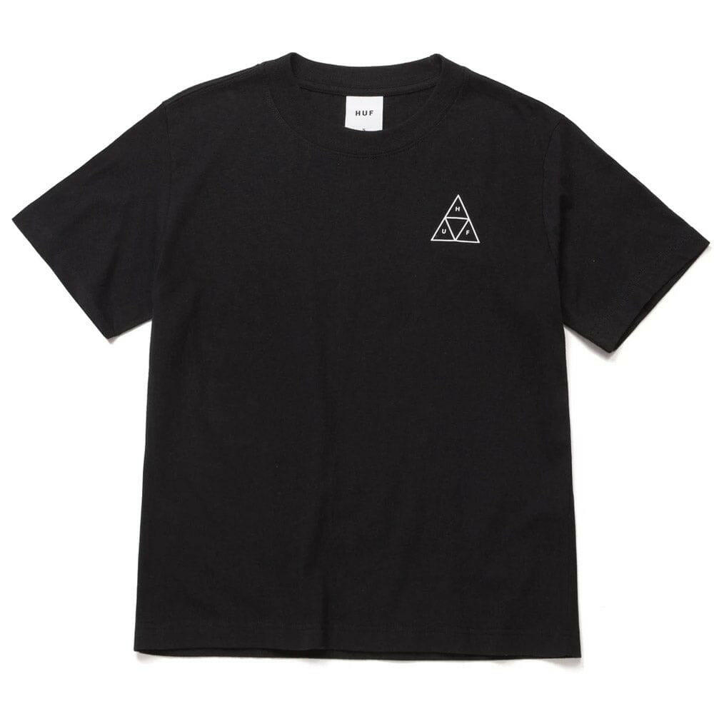 Huf - Triple Triangle Womens Relax Tee Black.