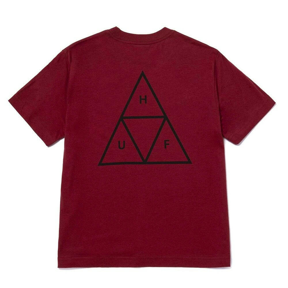 Huf - Triple Triangle Womens Relax Tee Bloodstone.